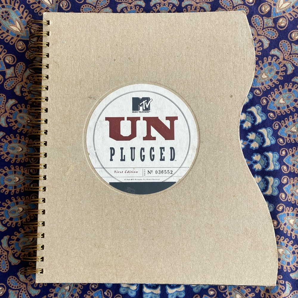 MTV Unplugged 1995 First Edition Book